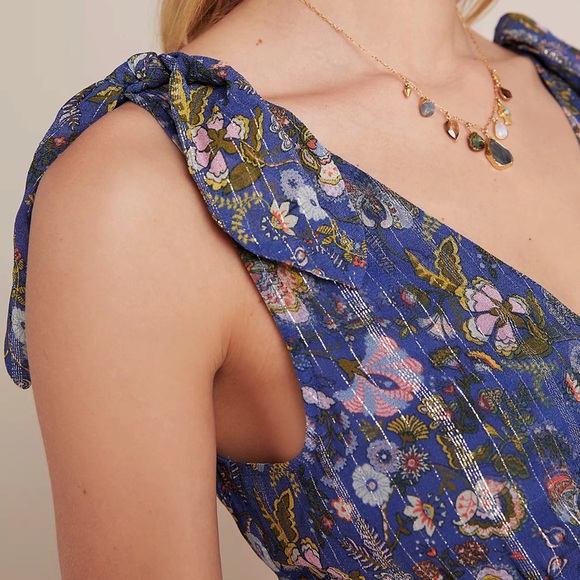 Anthropologie Lyndsey Shimmer Maxi Dress - Picture 5 of 7